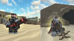 new Crusader Minigunner vs old Crusader tds, crusader Minigunner Skin showcase tds, roblox