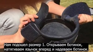 Как измерить ботинки для лошадей Delta Boots?