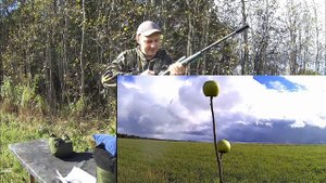 70# мелкашка 22lr. с рук 50-75метров, + надрезаные крестом пули...