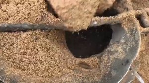 Этап 1. Приготовление цементно-песчаного раствора. Полусухая стяжка пола.