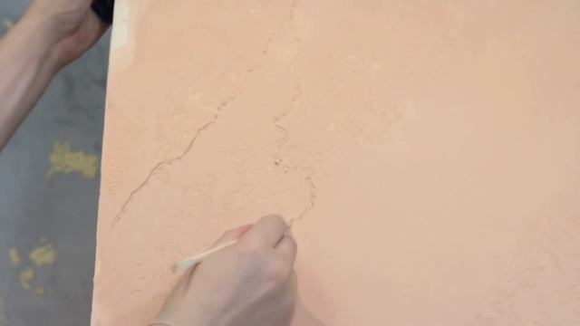Диагональный срез камня из штукатурки-травертина Traverto Sol (мастер-класс)