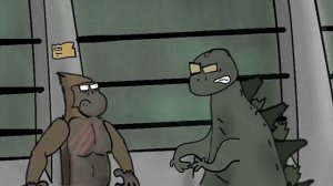 смотрю Годзилла против Обезьяны, это чудо бога