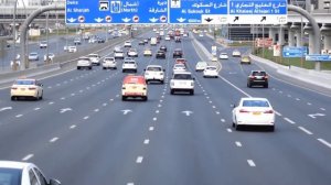 ( Dubai Sheikh Zayed Road ) Jebel Ali Industrial Area 1  to  Al Ghubaiba Bus Station journey HD