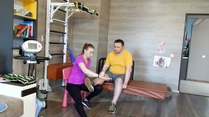 У115 ПОСЛЕ ТРАВМЫ ТРЕНИРОВКА НА НАЧАЛЬНОМ ЭТАПЕ БАЛАНСА И ПРОРАБОТКА КОРПУСА В СТАТИКЕ! ЛФК ДОМА!