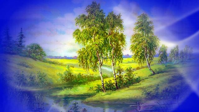 Футаж. Летний пейзаж 5