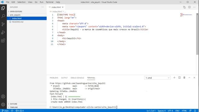 Aula 05 - Entendendo na prática add, commit, push e pull no Git смотреть онлайн