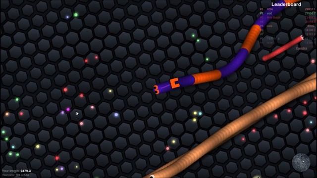 Weird Snake Game!!!!! Slither.io смотреть онлайн