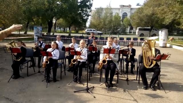 Детский духовой оркестр с.Новоникольск