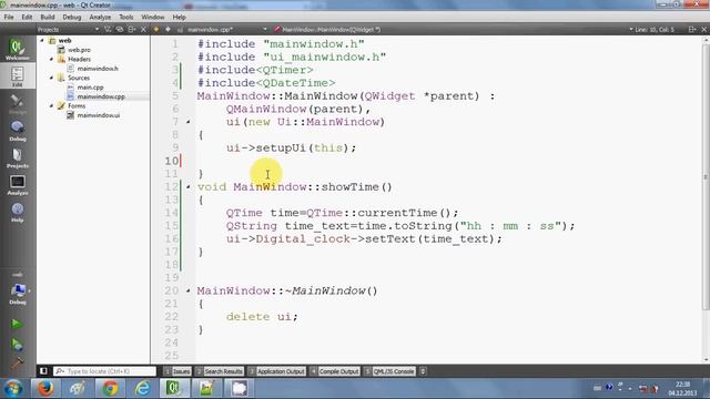QT C++ GUI Tutorial 26- Creating Digital Clock by using QTimer and QDateTime in QT смотреть онлайн