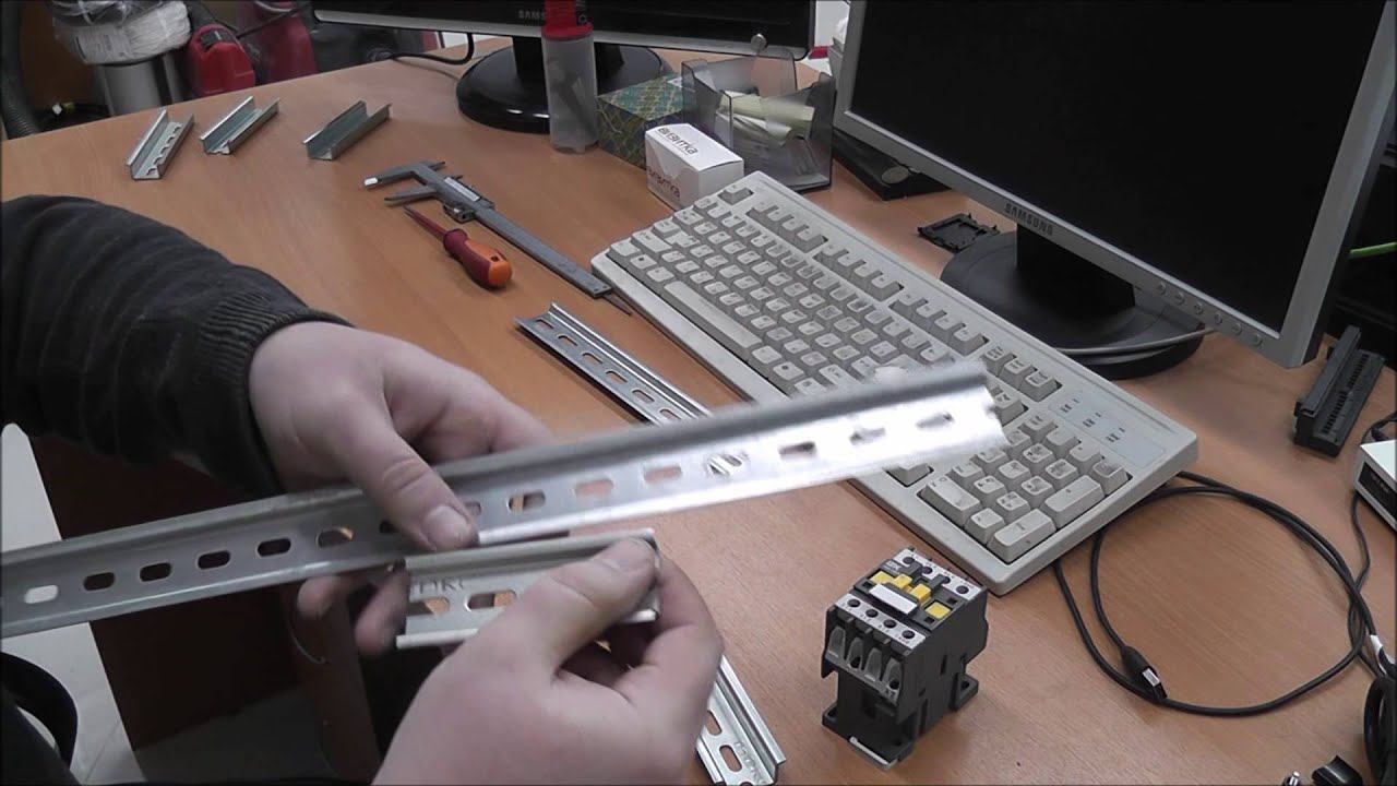 Рейки (DIN-рейки) DKC, ИЭК для крепления модульного оборудования. Небольшой обзор. смотреть онлайн