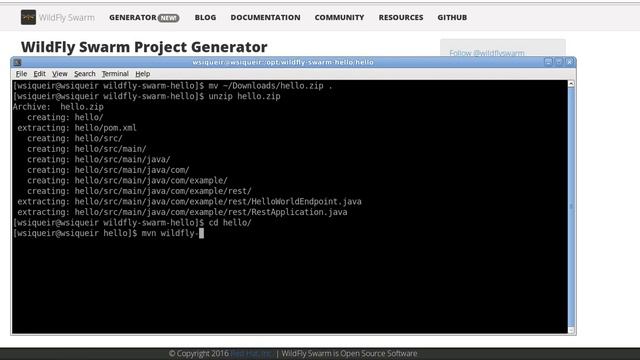 Wildfly Swarm 1.0 Hello World смотреть онлайн