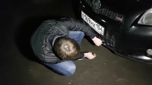 Снимаем обвес с тюнингованной тойоты