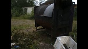 Мусоросжигательная печь.