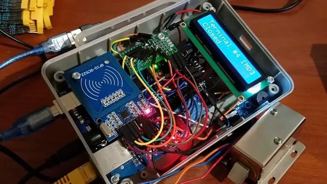 СКУД + электрозамок на реле смотреть онлайн