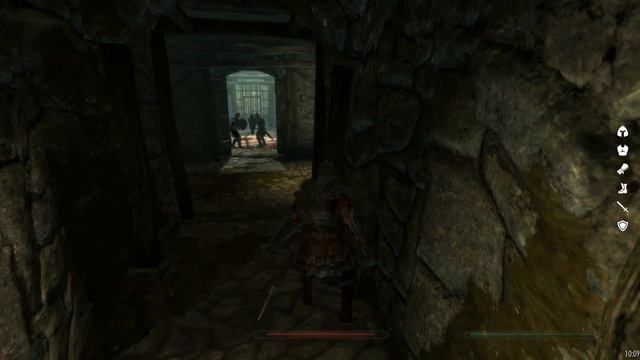 Skyrim. Мод - Нет значка глаза, красных точек врагов на компасе и обводки компаса. смотреть онлайн