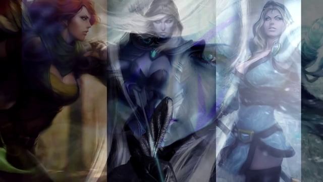 СКАЗКА ПРО ТРАКСУ (DROW RANGER STORY)!!! смотреть онлайн