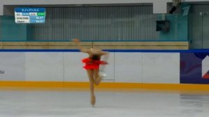 Мария Агаева. Произвольная программа. Девушки. Москва. Гран-при России по фигурному катанию 2022/23