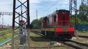 ЧМЭ3-1855 маневрирует на станции Нижний Новгород Московский