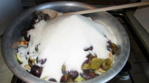 Варенье из сливы, яблока и апельсина