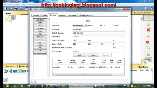 Cisco Packet Tracer tutorial - Configure DHCP Server смотреть онлайн