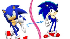 Как нарисовать СОНИКА/How to draw SONIC