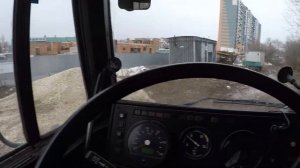 Будни МАЗиста. Весна. Работы много. Гарцуем на МАЗ 5551 по городу. Turbo 8