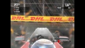 F1 2011 | Formula 1 | Singapore GP Heavy Rain - Timo Glock - 12 LAPS