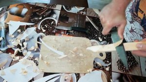 Отличное строгание нож Антей 3Т сталь Аус 8 от Нокс