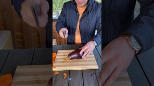 Тест кухонной тяпки из стали 9ХС