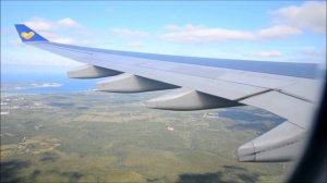 Thomas Cook Airbus A330 approaching and landing at Varadero airport in Cuba