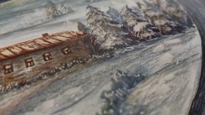 Зима. Рисуем вместе. Художница Ольга Круглова и клуб рисования ОКеан