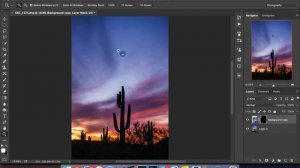 How to Move Objects in a Photoshop and Blend Together Layer Colors