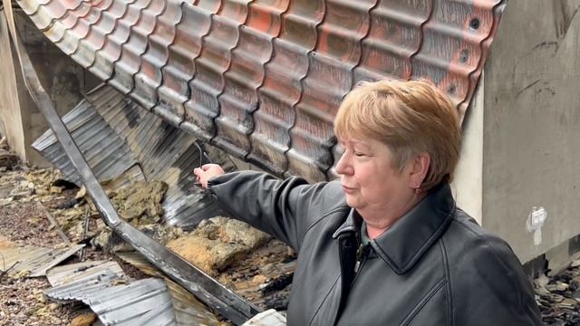 Горенка. Как у людей сгорело все хозяйство вместе с домом после обстрела градами. смотреть онлайн