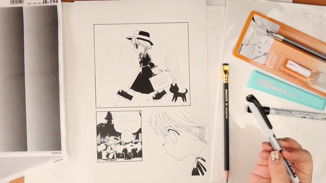 Trying these manga screen tones for the first time... смотреть онлайн