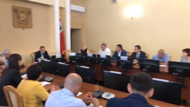В городской администрации состоялось заседание под председательством мэра города Андрея Борисова