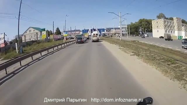 Первое видео с экшн камеры на мотоцикле. Безопасность? смотреть онлайн