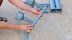 Водяная помпа для откачки воды без электричества и насоса