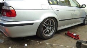 Установка пневмоподвески бмв е39 часть 2