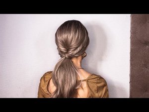 ОБЪЕМНЫЙ И КРАСИВЫЙ НИЗКИЙ ХВОСТ ПРОСТОЙ ЛАЙФХАК ДЛЯ ТЕБЯ! / VOLUMINOUS BEAUTIFUL PONYTAIL