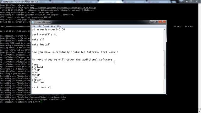 Step 8 Asterisk Perl Module on vicidial video смотреть онлайн