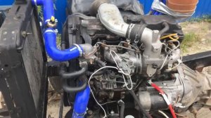 Работа Toyota 3L на уазе