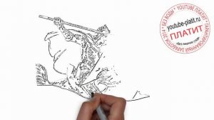 Как нарисовать русского всадника прошлого века поэтапно простым карандашом