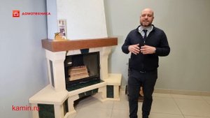 Угловая облицовка MARBELLA с деревянной балкой (Supra-Russia) - безупречный стиль по разумной цене!
