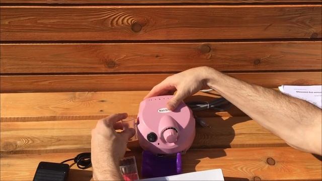 Машинка для маникюра и педикюра JMD-202 35000 об/м Розовая