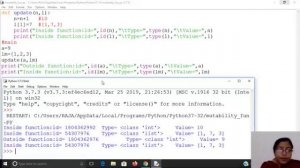 Function009: Mutability/immutability of objects