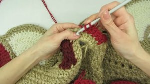 Вязание ковриков крючком. Вяжем ковер_Восточная сказка. Сrochet carpet. Урок 25 Часть 3