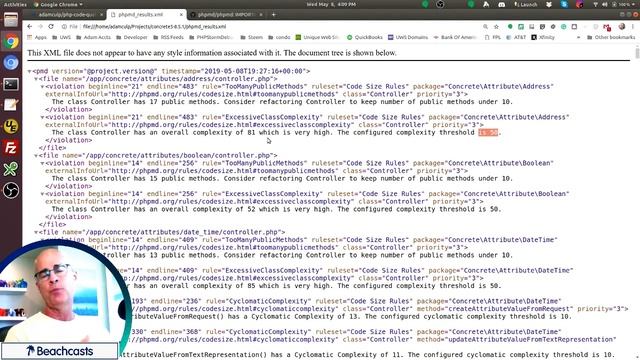 PHP Mess Detector static analysis to find PHP code smells