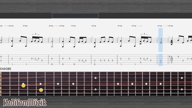 Novaya Mechta by Arda Easy Fingerstyle Guitar Tutorial Tabs смотреть онлайн