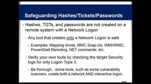 SANS DFIR Webcast: Privileged Domain Account Protection How to Limit Credentials Exposure