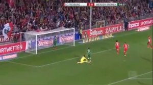 59' A. Mehmedi Freiburg - Werder Bremen 3 - 0